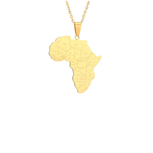 Carte Afrique Gravée