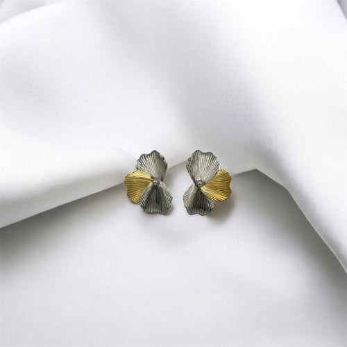 Boucles d’oreilles fleur fantaisie