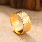 Bague anneau large en acier inoxydable