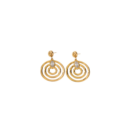 Boucle d'oreille en acier inoxydable