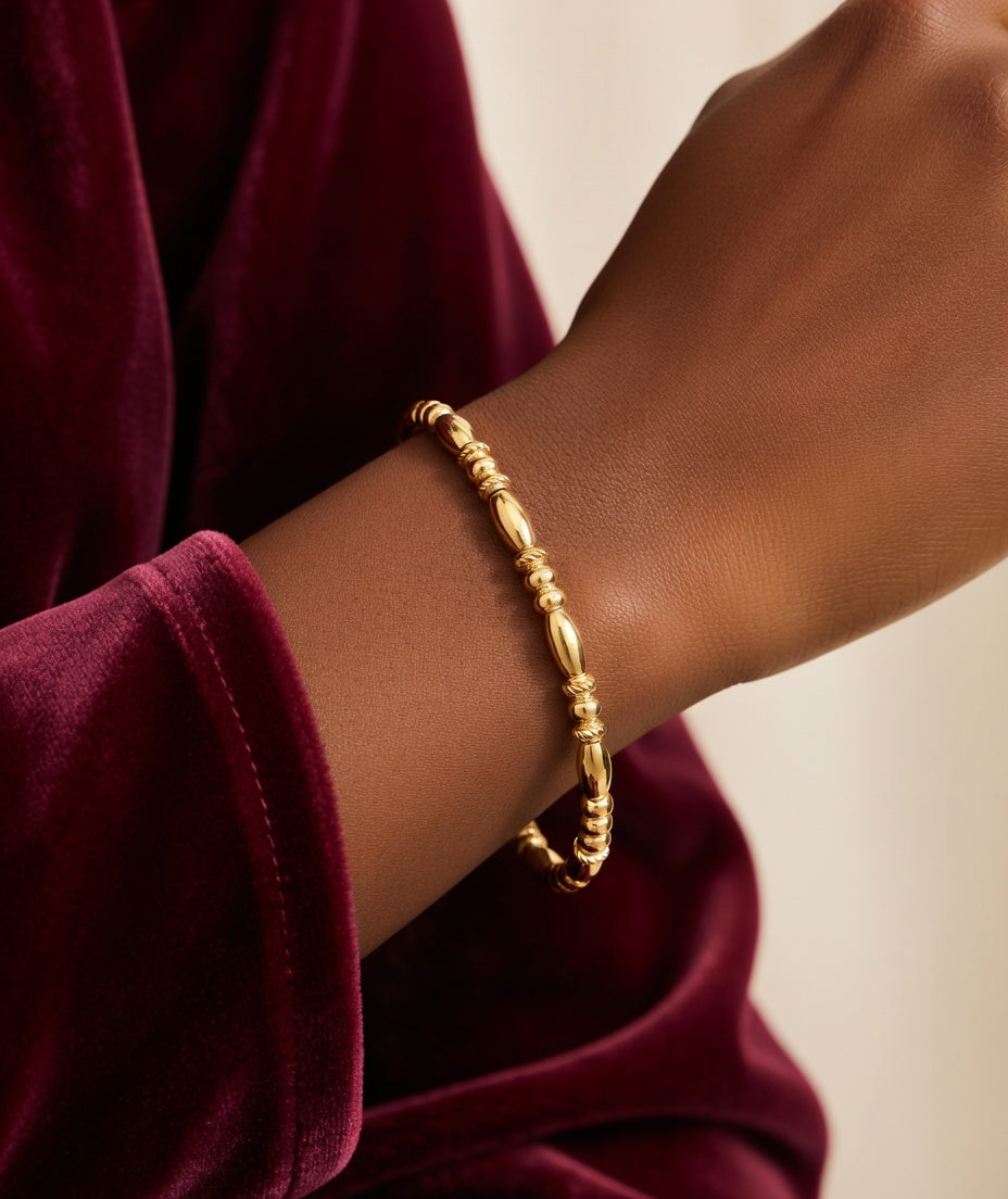 Bracelet maillons en acier inoxydable