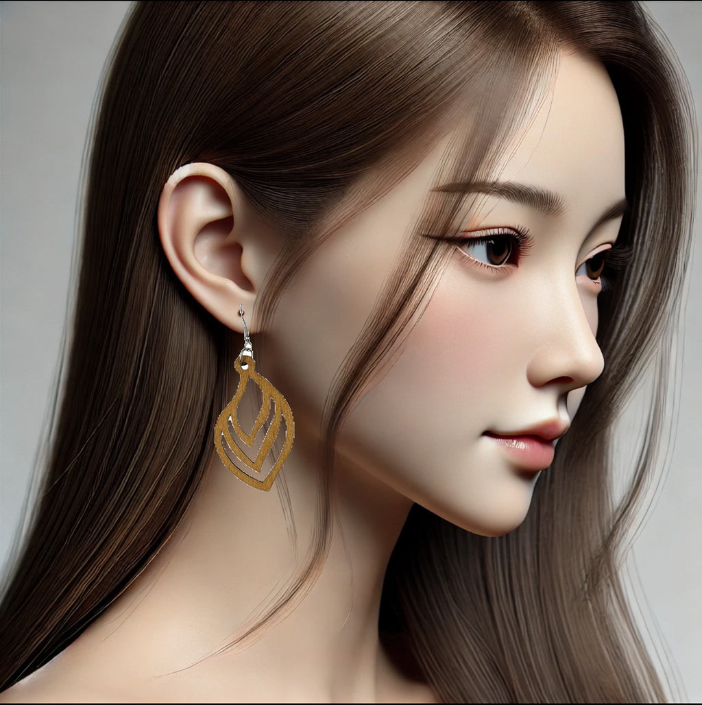 Boucle d'oreilles bois promo sur toute la collection 3 paires 10€ "faites votre choix"