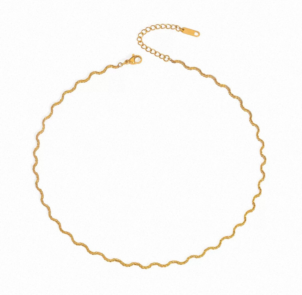 Collier ondulé en acier inoxydable