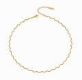 Collier ondulé en acier inoxydable