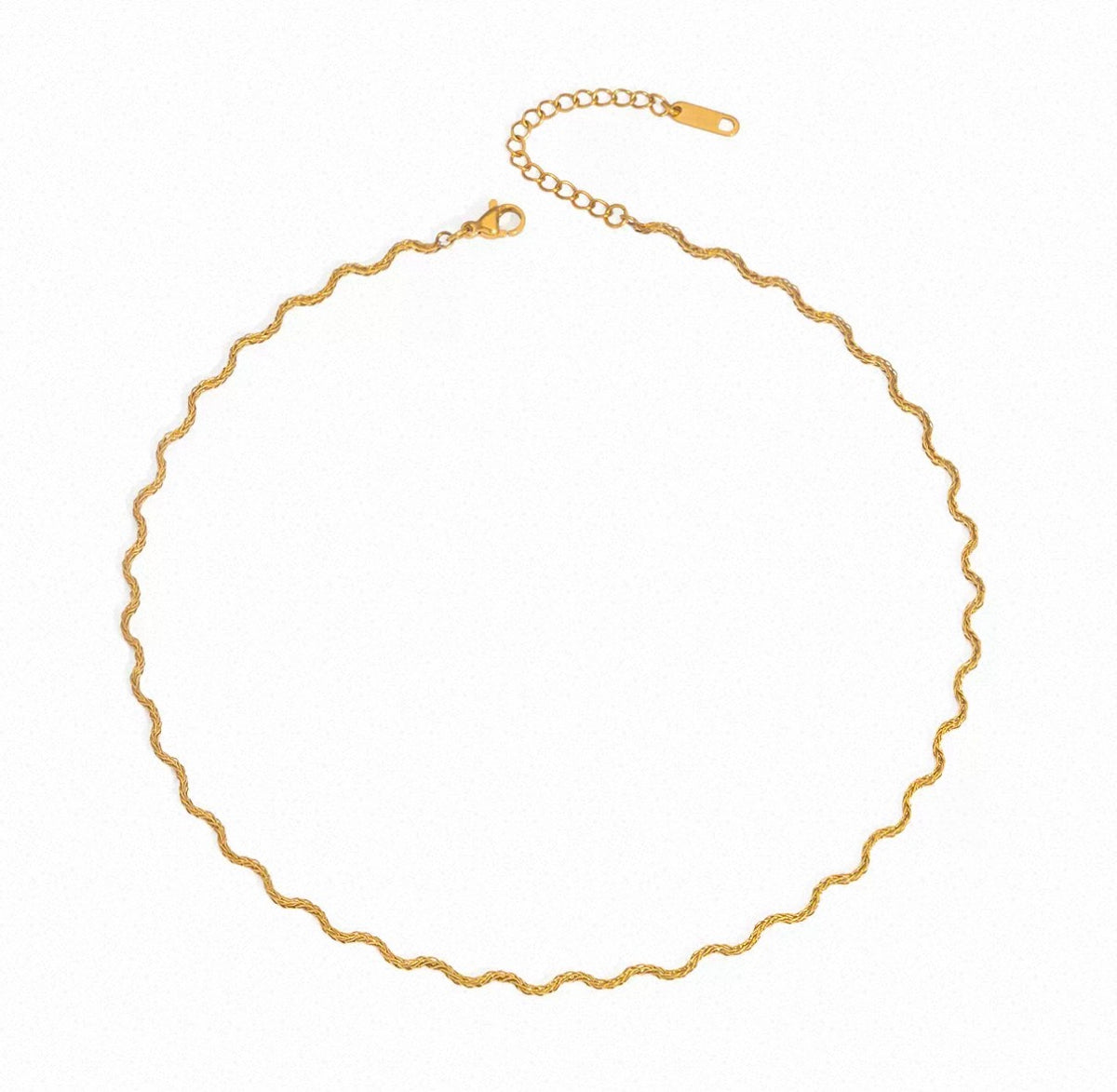 Collier ondulé en acier inoxydable