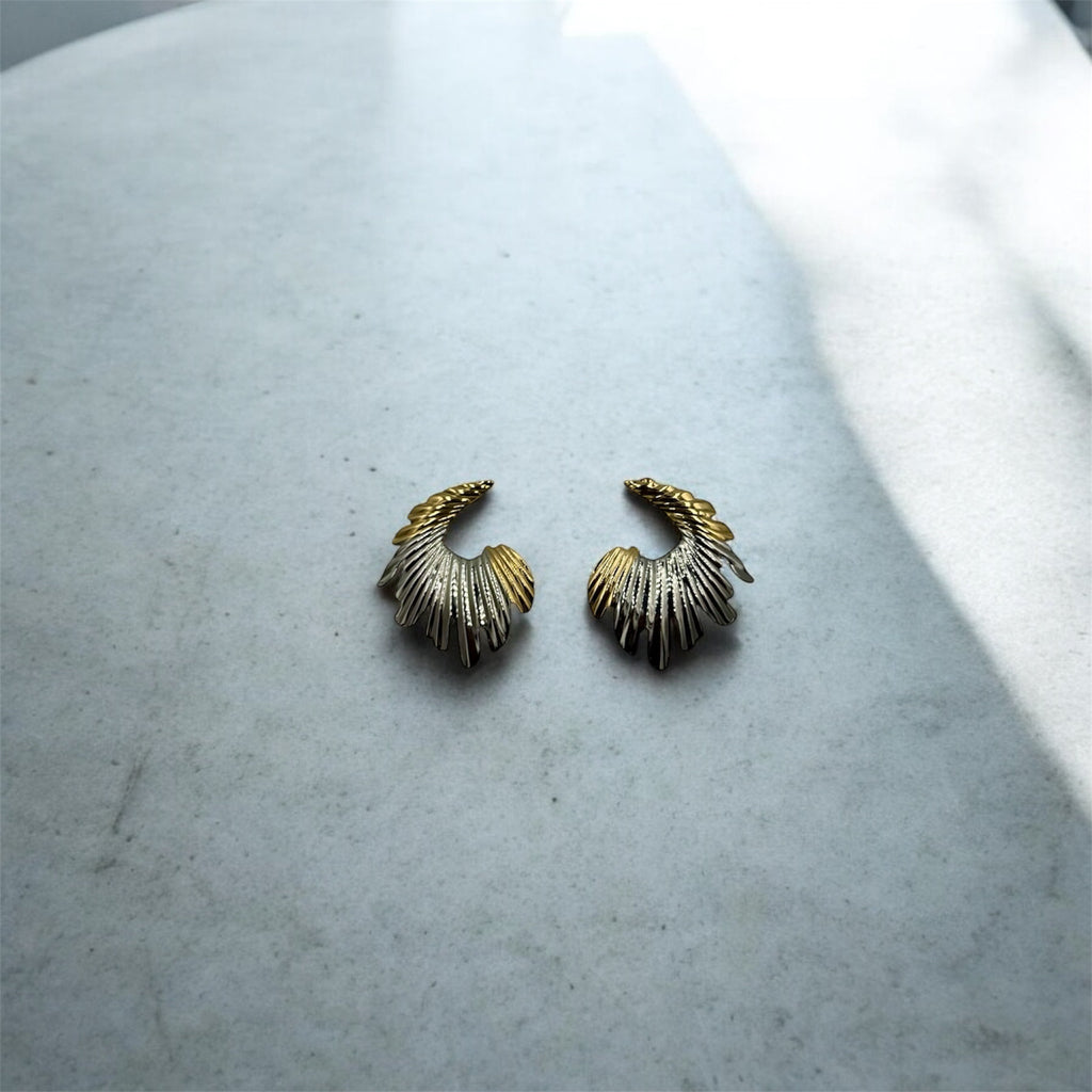 Boucles d’oreilles plumes fantaisie