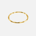 Bracelet effet bambou en acier inoxydable