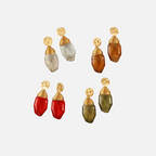 Boucles d’oreilles fantaisie pendantes - 4 coloris
