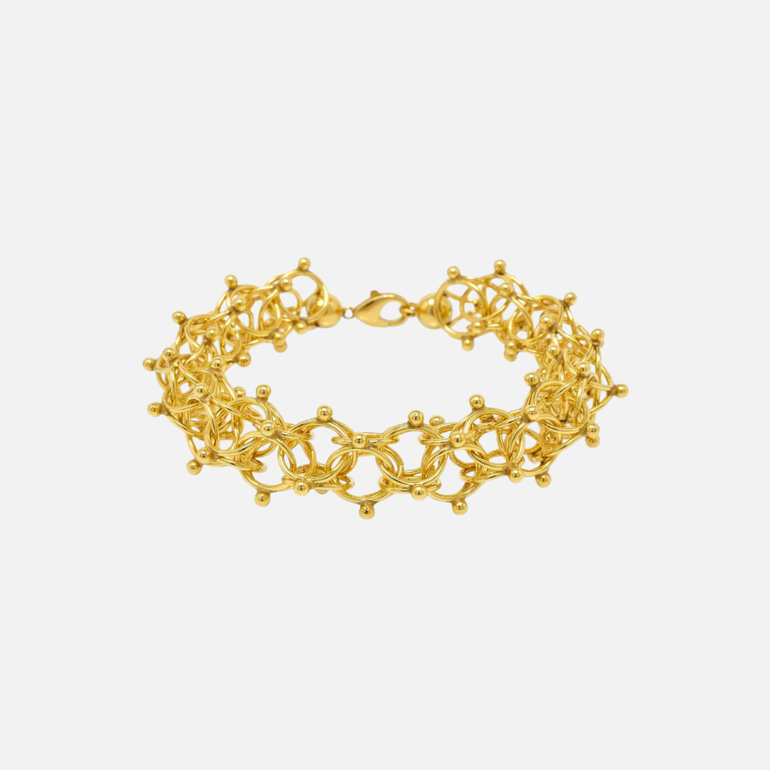 Bracelet cyclone en acier inoxydable 316L