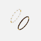 Bracelet jonc fantaisie en métal doré effet bambou