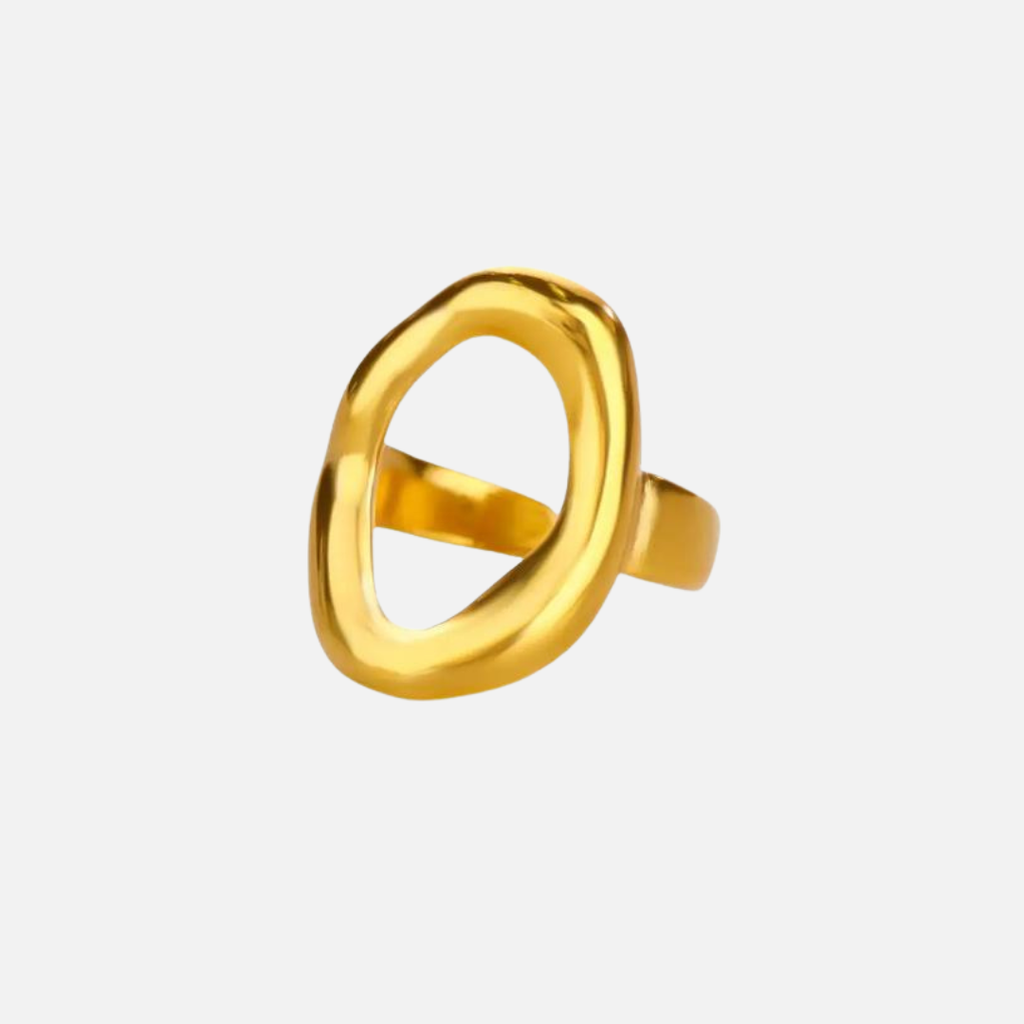 Bague ovale en acier inoxydable