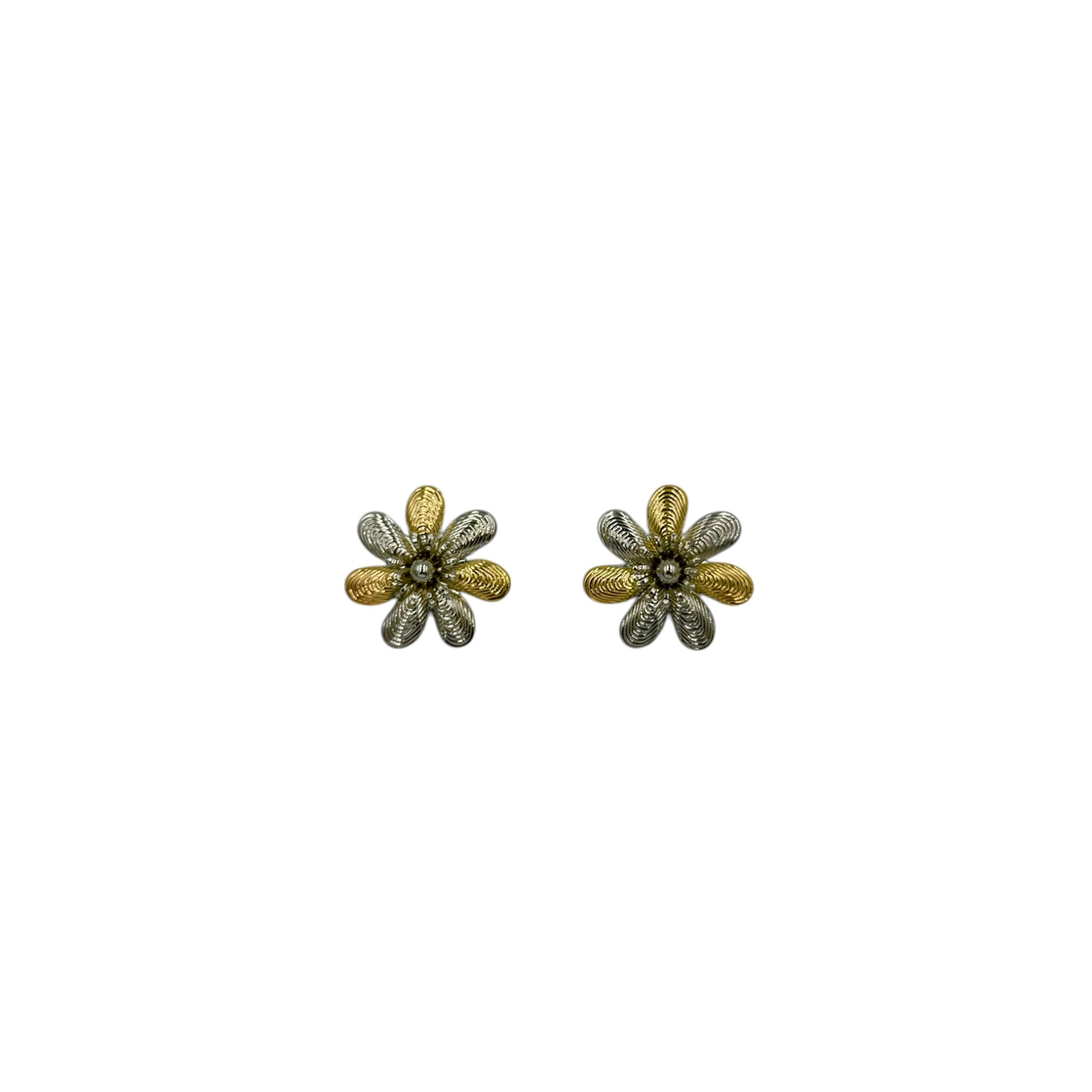 Boucle d'oreille florale