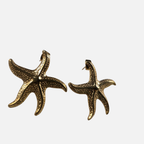 Boucles d’oreilles étoile de mer en acier inoxydable