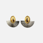 Boucles d’oreilles éventail fantaisie