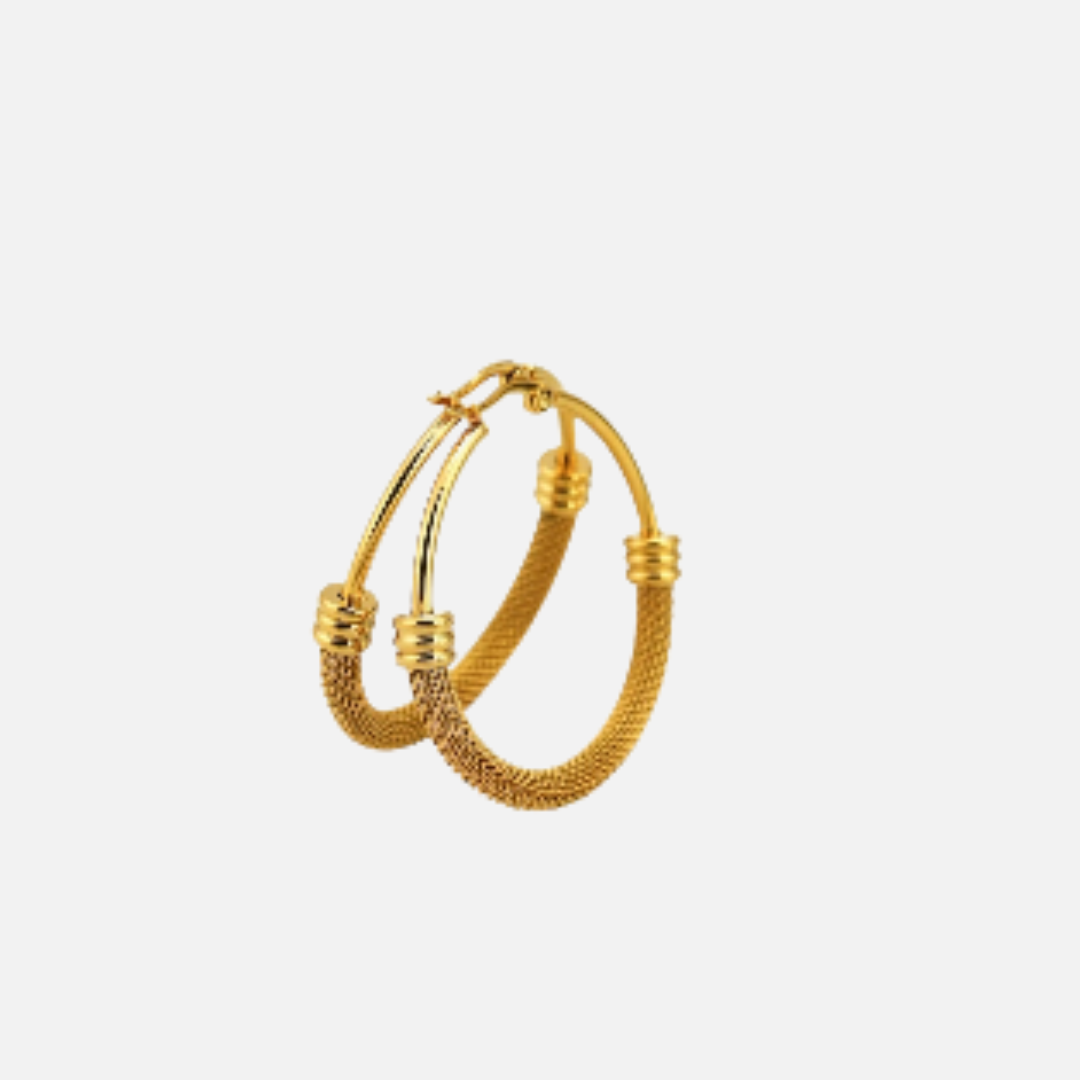 Boucles d'oreilles créole en acier inoxydable