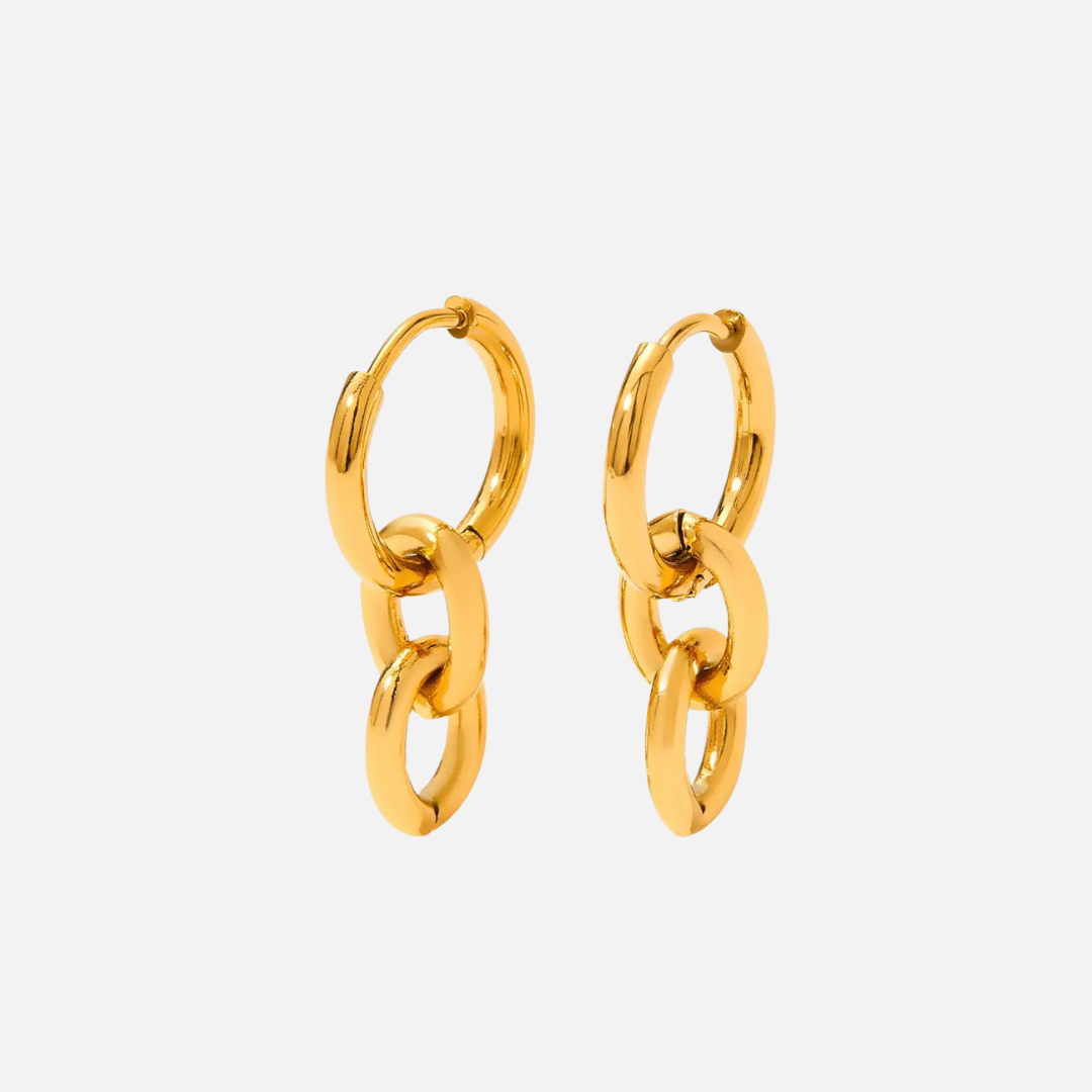 Créoles chaîne en acier inoxydable