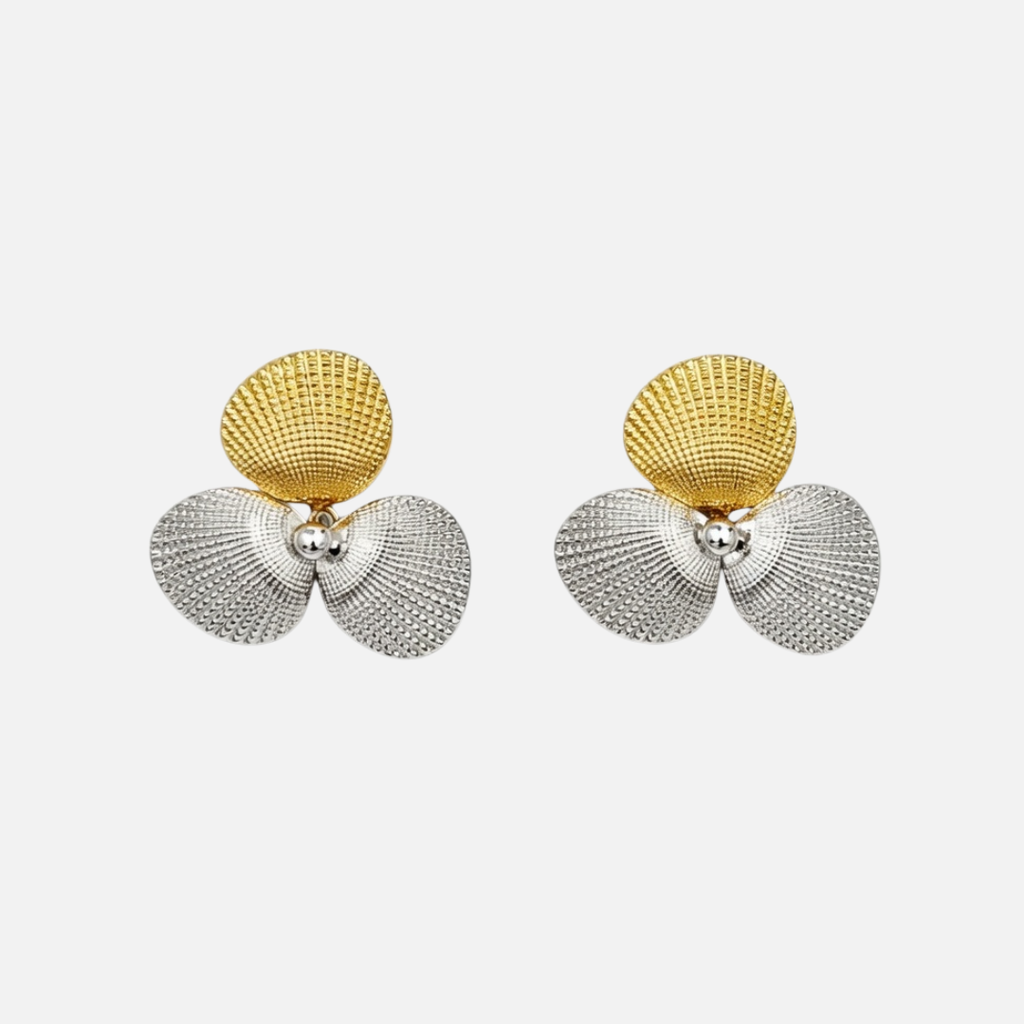 Boucles d’oreilles coquillage fantaisie