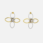 Boucles d’oreilles fleur fantaisie