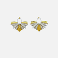 Boucles d’oreilles éventail fantaisie