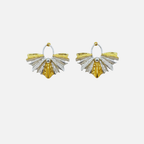 Boucles d’oreilles éventail fantaisie