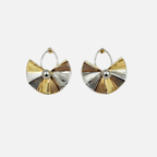 Boucles d’oreilles éventail fantaisie