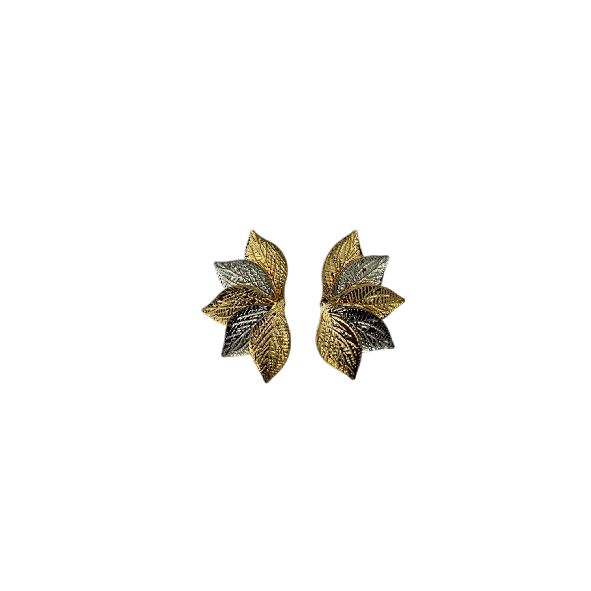 Boucles d’oreilles feuilles fantaisie