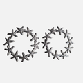 Boucles d’oreilles étoiles de mer en acier inoxydable