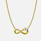 Collier infini en acier inoxydable