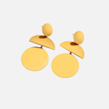 Boucles d’oreilles pendantes en acier inoxydable