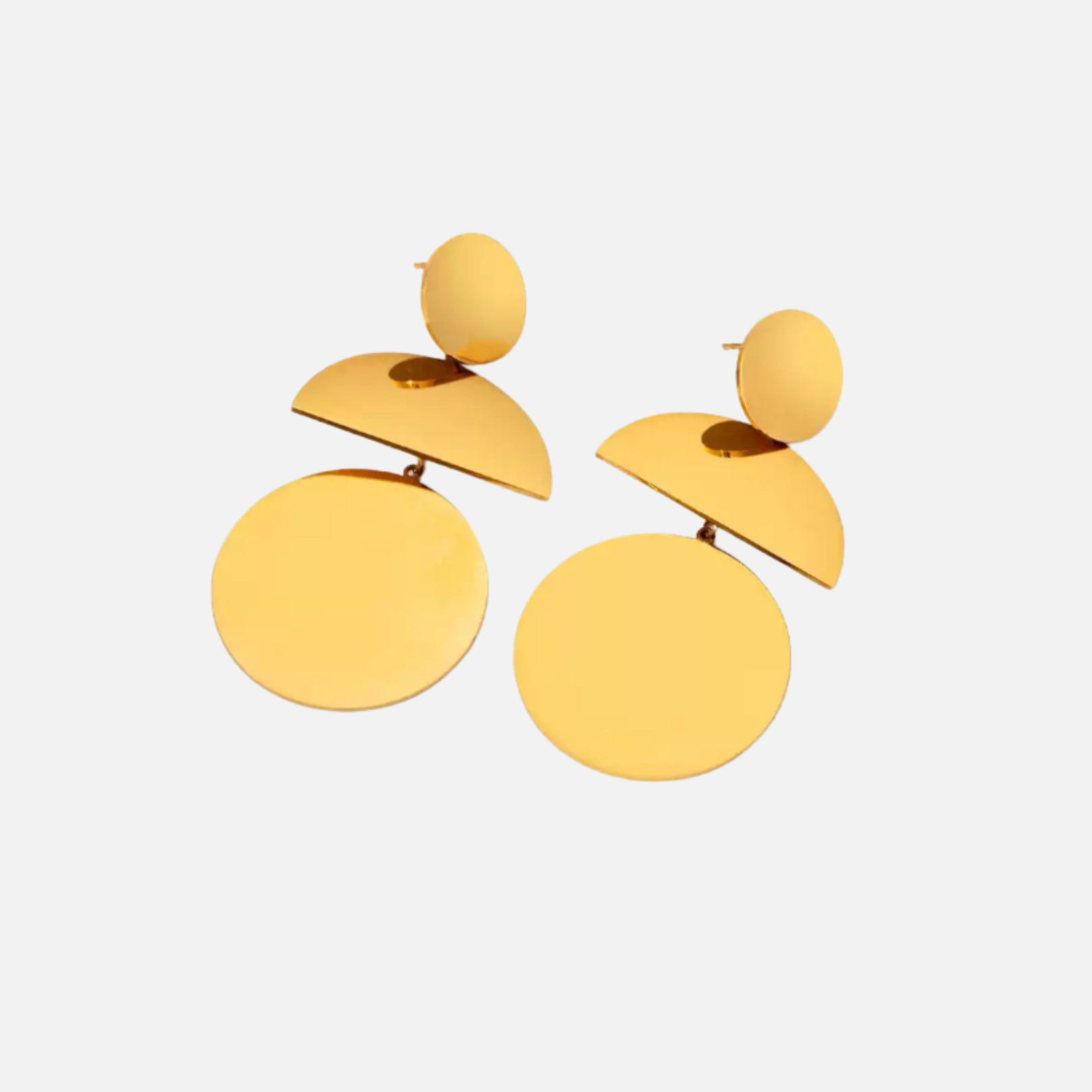 Boucles d’oreilles pendantes en acier inoxydable