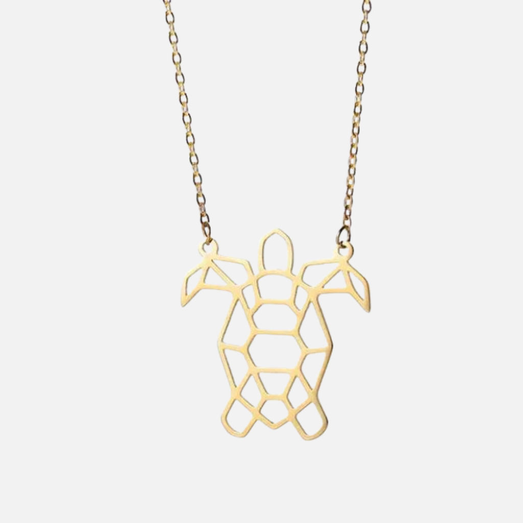 Collier tortue en acier inoxydable