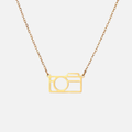 Collier appareil photo en acier inoxydable