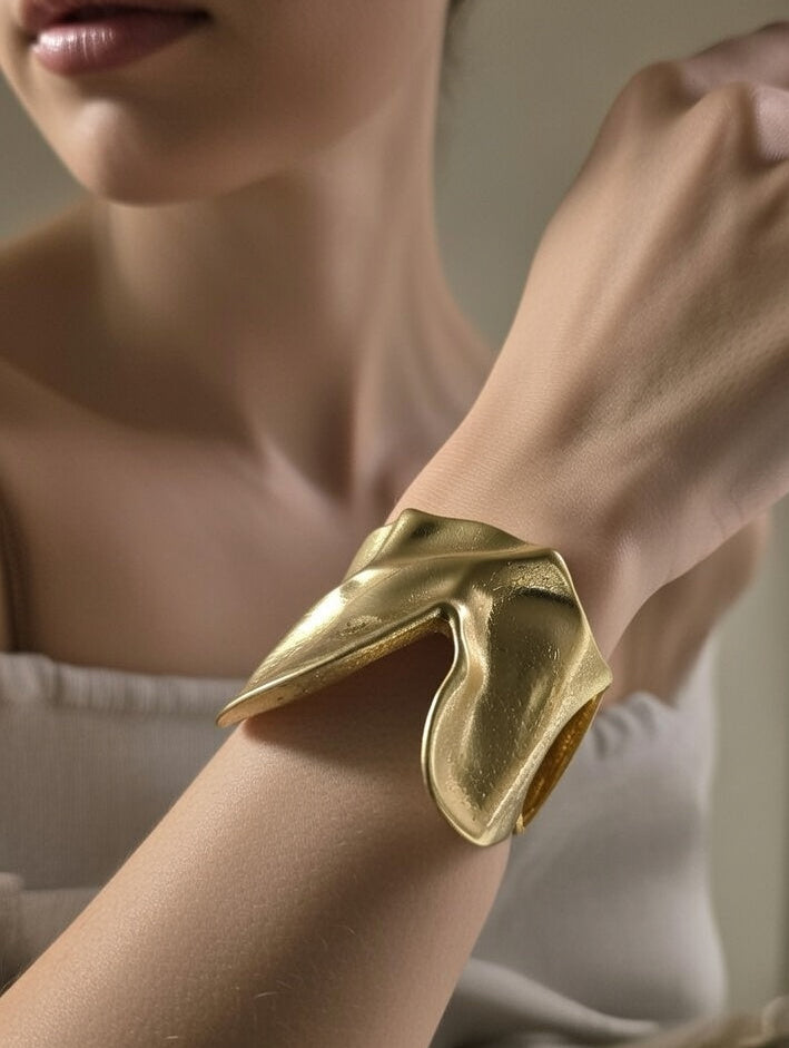 Bracelet en laiton doré