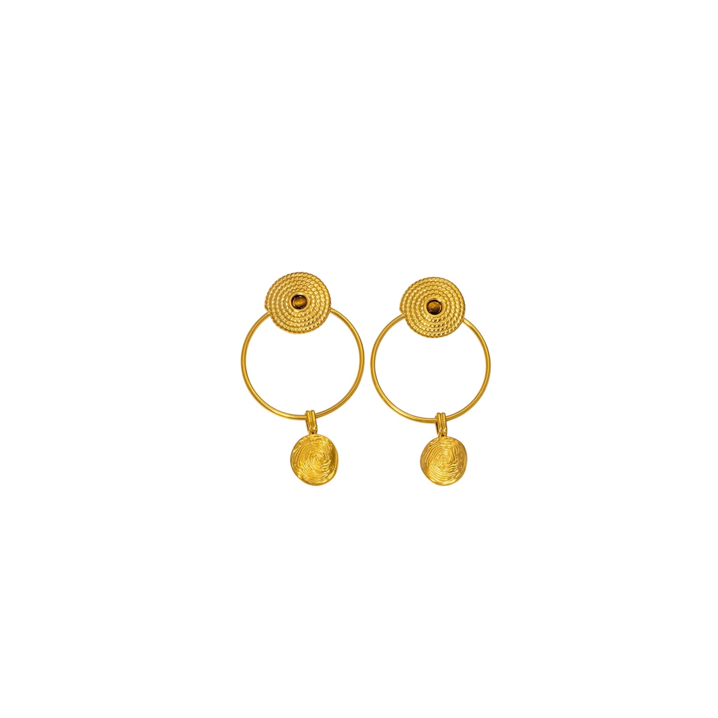 Boucle d'oreille en acier inoxydable