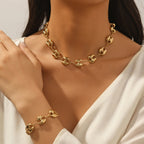 Bracelet grains de café en acier inoxydable