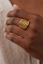 Bague multi-anneaux en acier inoxydable