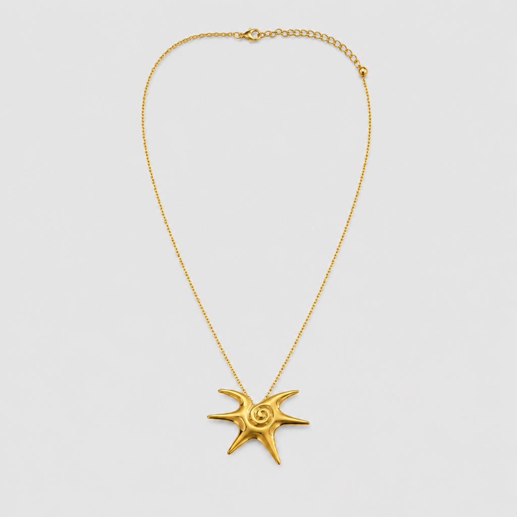 Collier étoile de mer en acier inoxydable