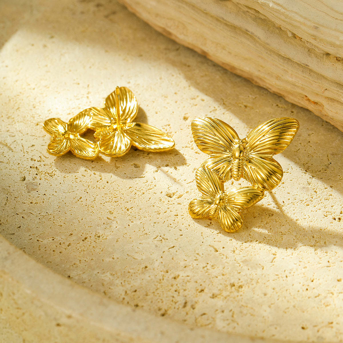 Boucle d'oreille en acier inoxydable