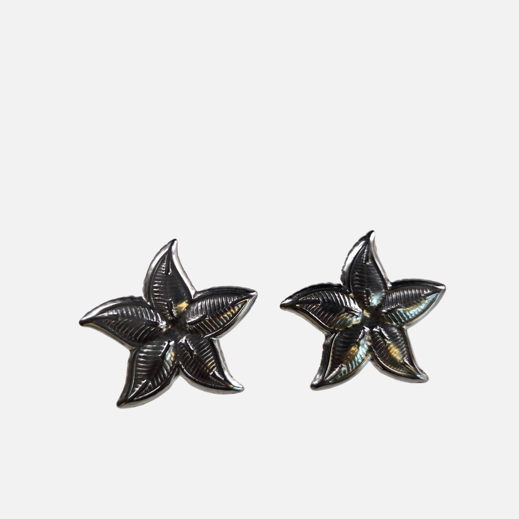 Boucles d’oreilles étoile de mer en acier inoxydable