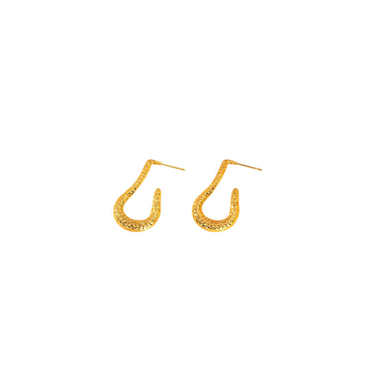 Boucle d'oreille en acier inoxydable