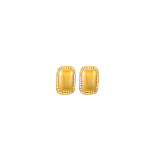 Boucle d'oreille en acier inoxydable