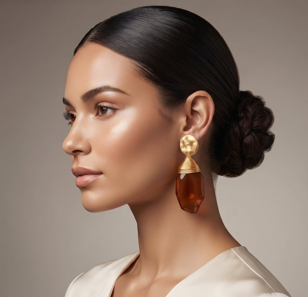 Boucles d’oreilles fantaisie pendantes - 4 coloris