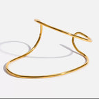 Bracelet manchette en acier inoxydable