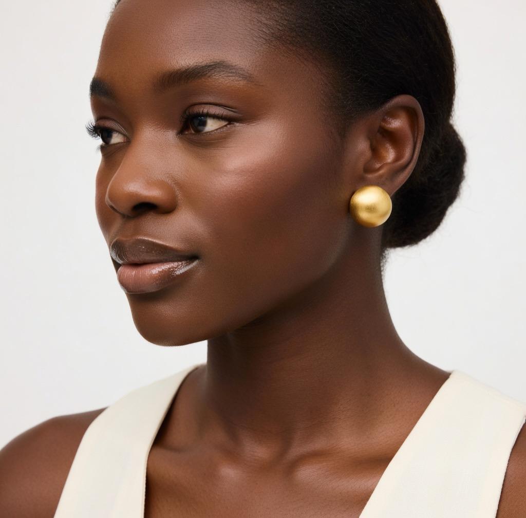 Boucles d’oreilles puces boule en acier inoxydable