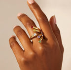 Bague éventail en acier inoxydable