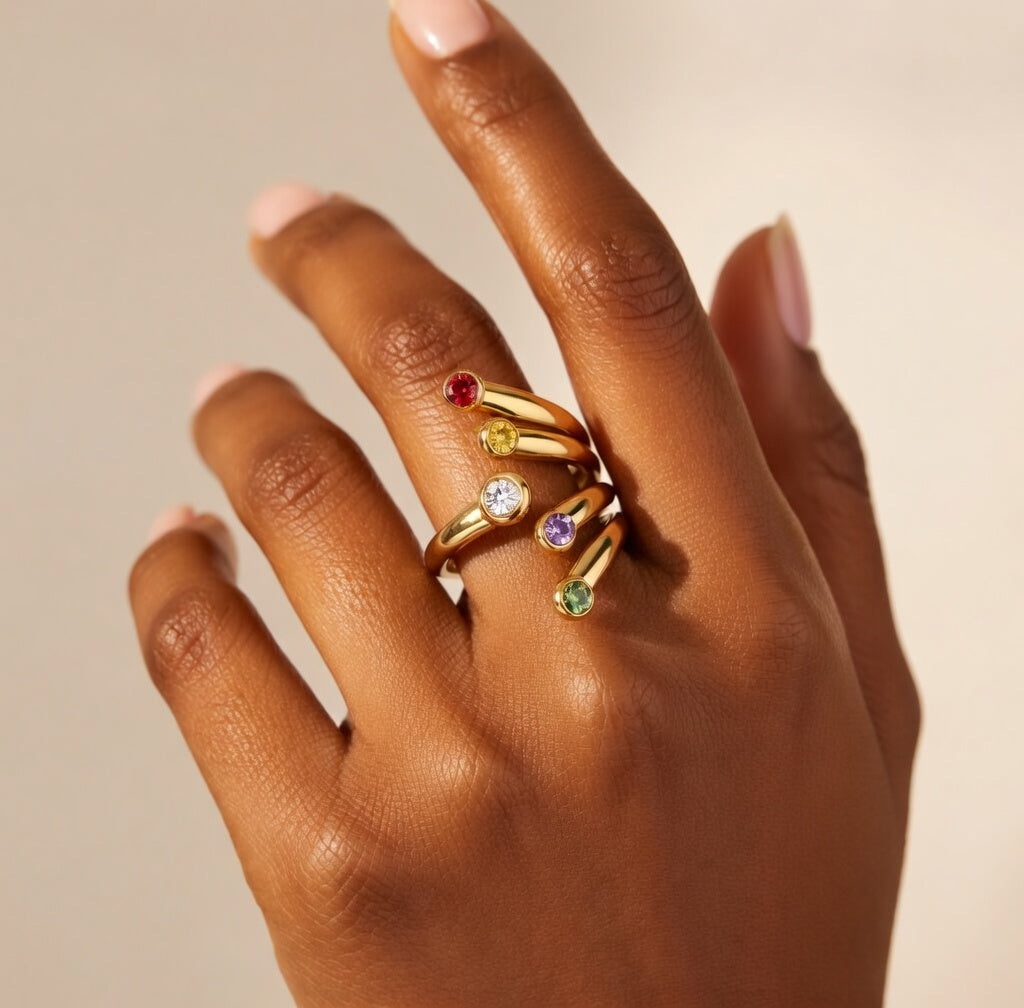 Bague éventail en acier inoxydable