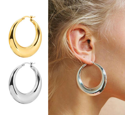 Stainless steel earring